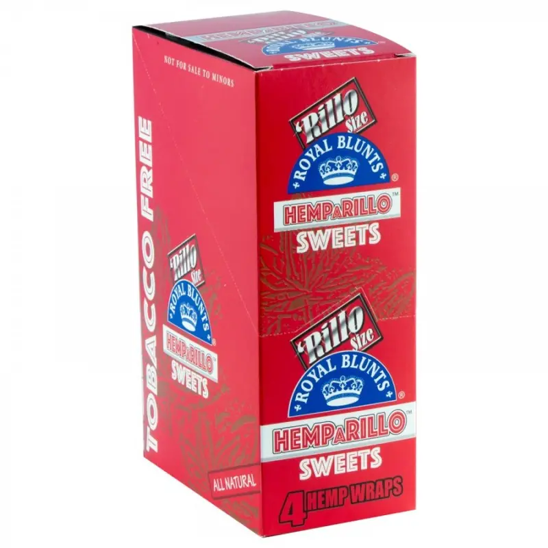 Bibułka Royal Blunt Hemparillo - Sweet 4 szt.