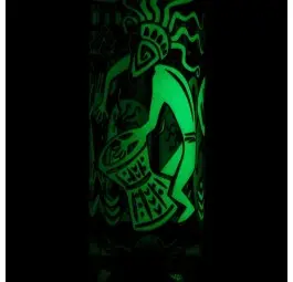 Grace Glass -Tribal Mixed Glow in the Dark 36cm