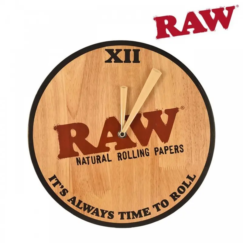 Zegar drewniany RAW