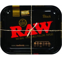 Metalowa Tacka do Skręcania RAW Black - Duża