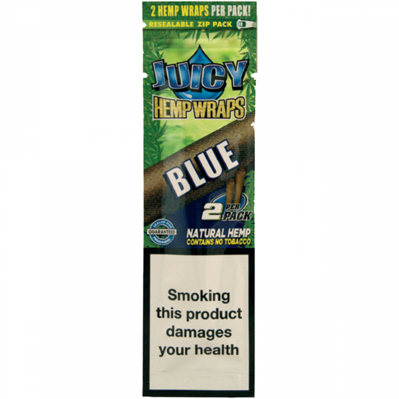 Owijki Konopne Juicy Jay Double Wraps Blue - 2 sztuki