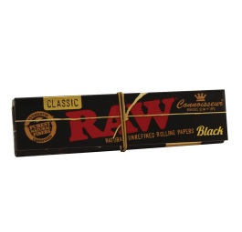 Bibułki RAW Black Connoisseur King Size Slim + Tipy