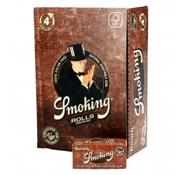 BOX - 24 x Bibułka Smoking Rolls Brown - 4m