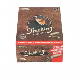 Bibułka SMOKING Brown KS + filtry BOX 24 szt