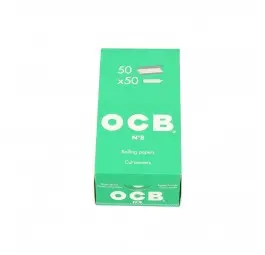 BOX - 50 x Bibułka OCB PREMIUM Nr 8 zielona krótka