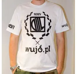 T-SHIRT WUJO DIIL biały S męski