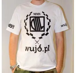 T-SHIRT WUJO DIIL biały L męski