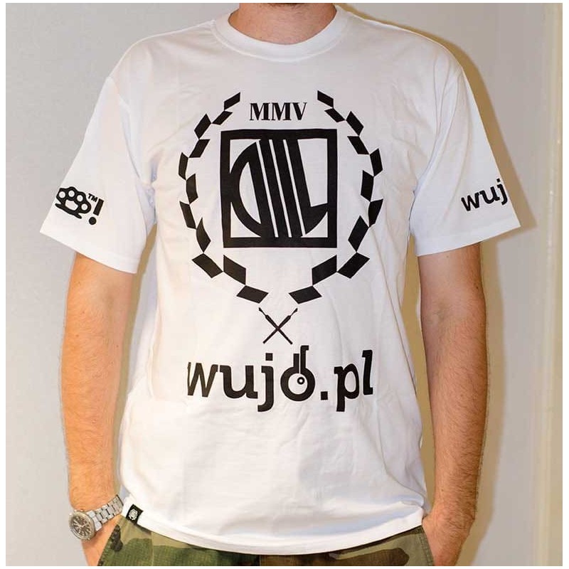 T-SHIRT WUJO DIIL biały L męski