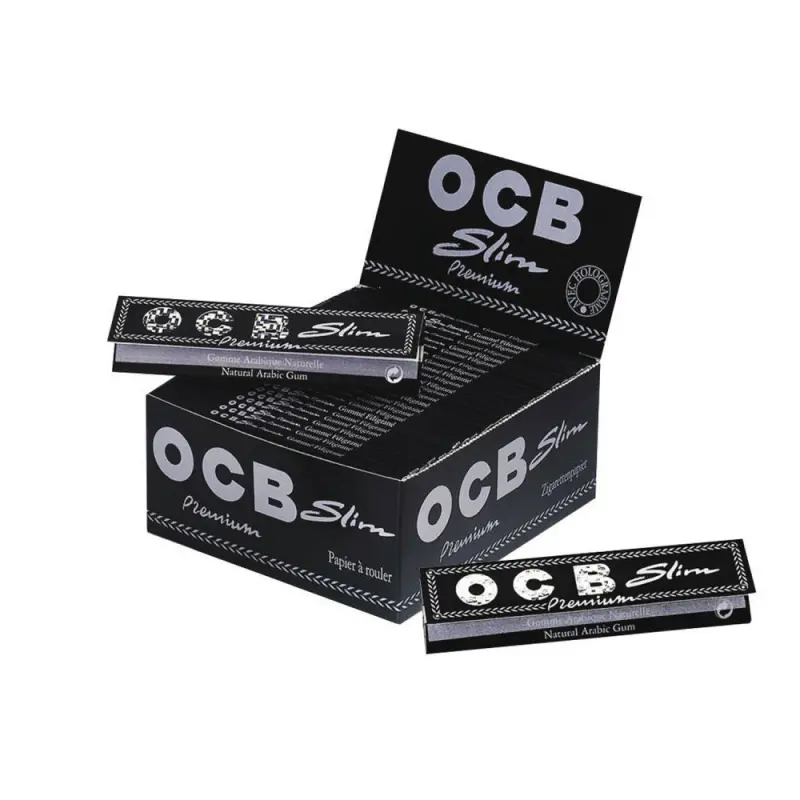 Bibułki OCB Black Premium Slim