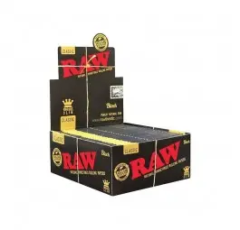 Bibułka RAW BLACK KS Slim BOX 50 szt