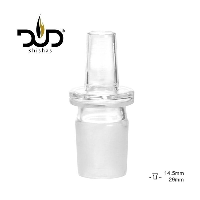 Szklany adapter do bong shishy DUD 29 mm/18,8mm