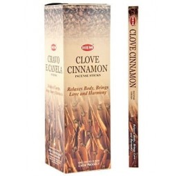 Kadzidełka zapachowe HEM Clove Cinnamon BOX 25 opakowań