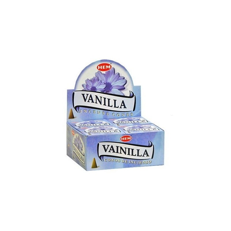 Kadzidełka zapachowe HEM stożki VANILLA 10 szt