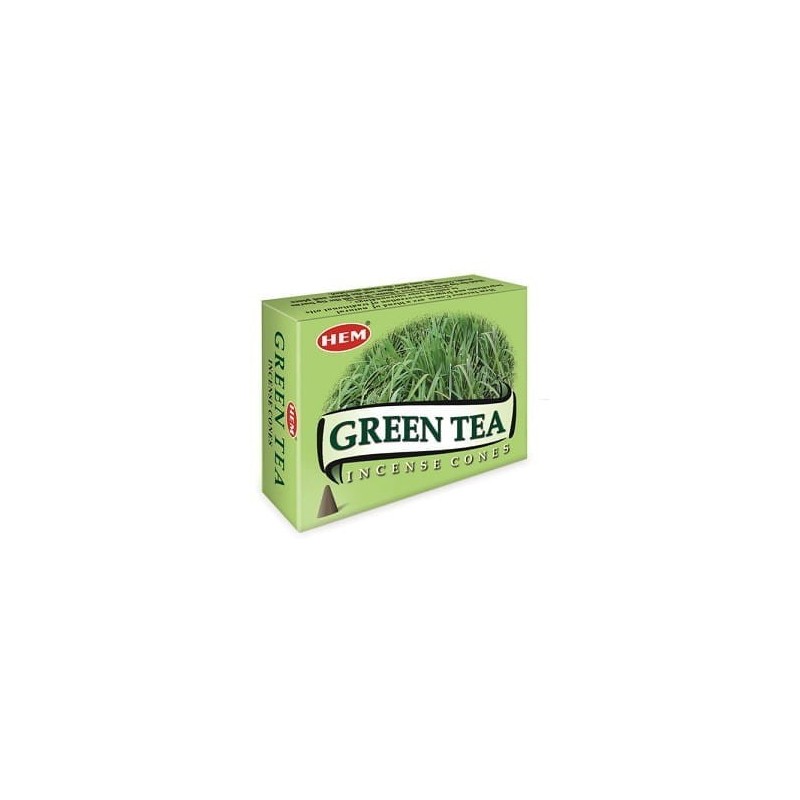 Kadzidełka zapachowe HEM stożki GREEN TEA 10 szt