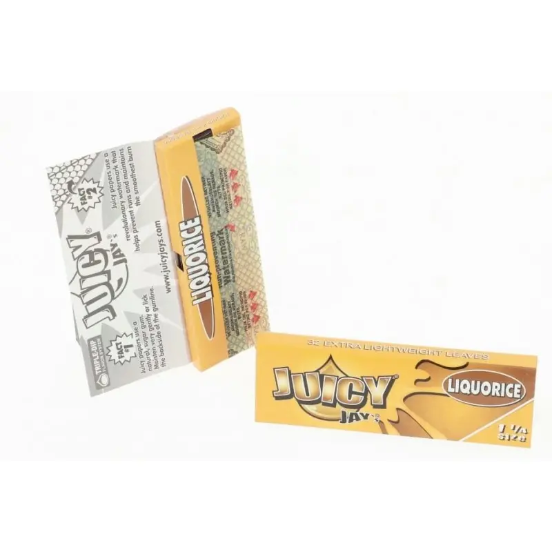 Bibułka Juicy Jay's lukrecja 1 i 1/4