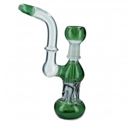 Fajka wodna Bubbler 22cm 18,8mm szlif męski ZIELON