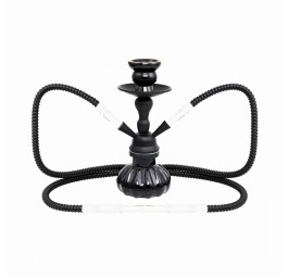 Shisha 2-wężowa Plate Black 25cm