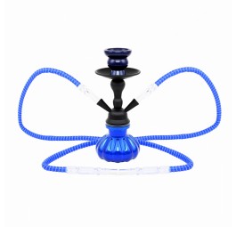 Shisha 2-wężowa Plate Blue 25cm