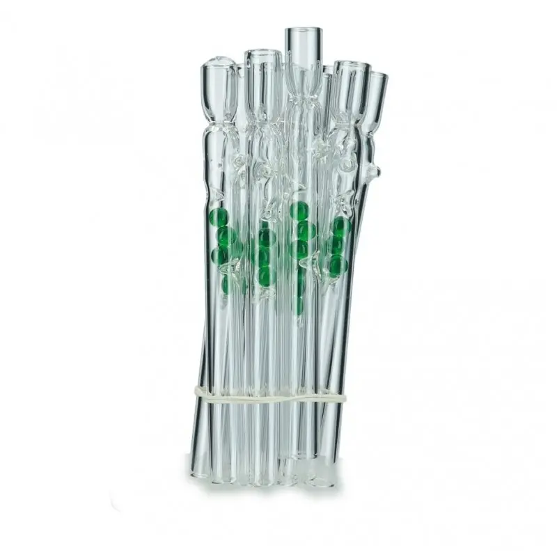 Lufka szklana S2 Green Spherule Strait 12cm 10szt Lufka szklana S2 Green Spherule Strait 12cm 10szt