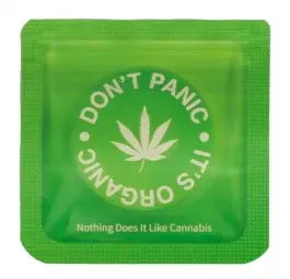 Torebka schowek Don't Panic 64x64mm zielona
