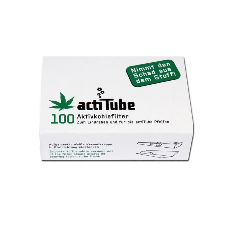 Filtry z węglem aktywnym ACTITUBE 100 szt Filtry z węglem aktywnym ACTITUBE 100 szt