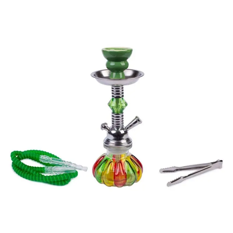 Fajka wodna Shisha 1-wężowa GREEN DIAMOND 27 cm