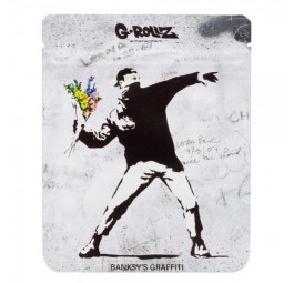 Torebka schowek Banksy Flower 100x125mm 1szt