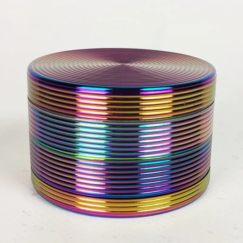 Metalowy Młynek 4-częściowy Opalizujący 60mm