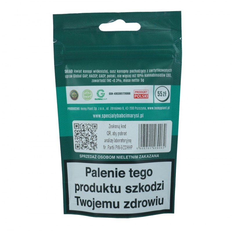 Susz CBD do Palenia - Specjały Babci Marysi - Northwest 10 g