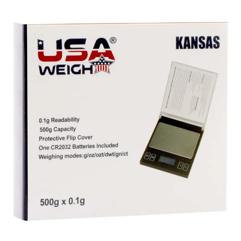 Waga Elektroniczna USA Weight Kansas 500 g / 0,1 g