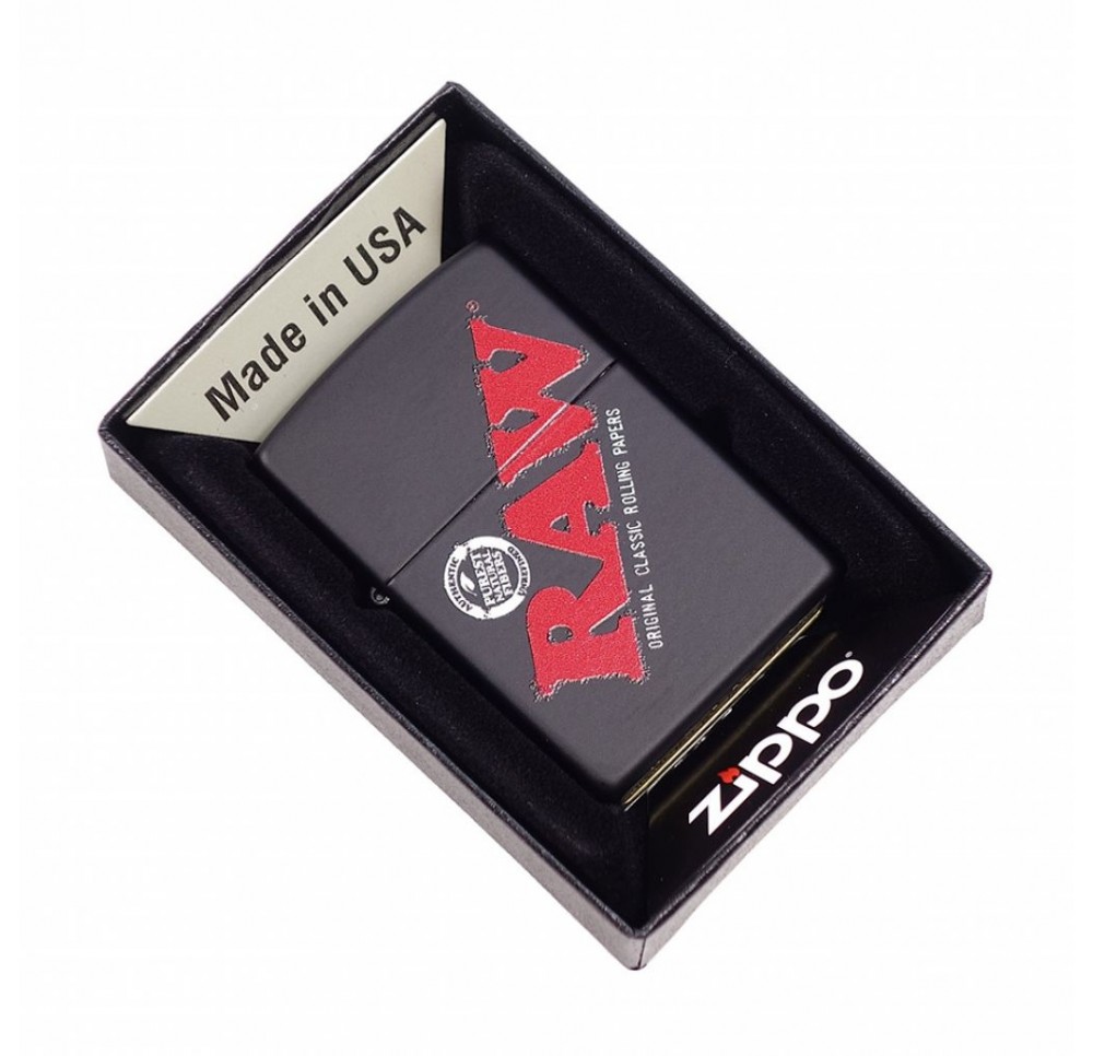 Zapalniczka Benzynowa Zippo RAW Black