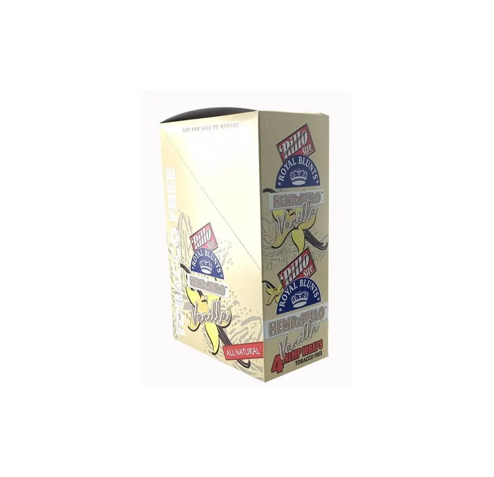 Bibułka Royal Blunt Hemparillo - Wanilia BOX 15 szt