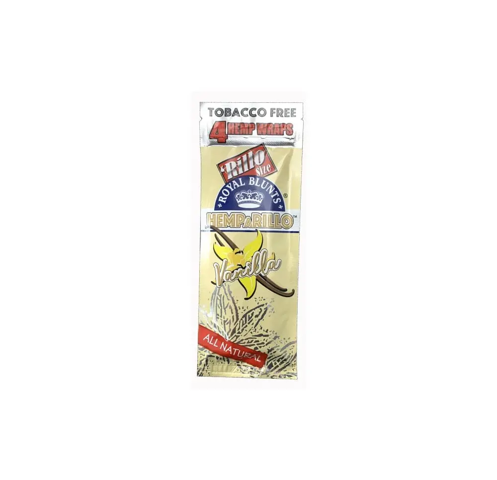 Bibułka Royal Blunt Hemparillo - Wanilia BOX 15 szt