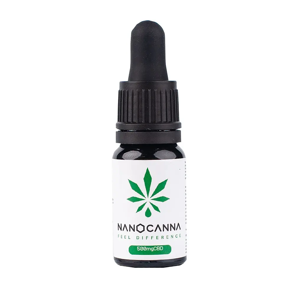 Olejek konopny Nanocanna Full Spectrum - 5% CBD CBGA 500mg 10ml