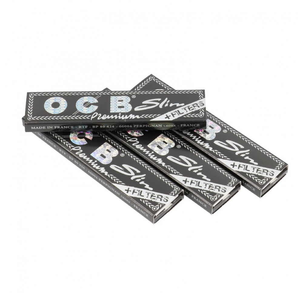 Bibułka OCB PREMIUM SLIM king size + FILTRY BOX 32