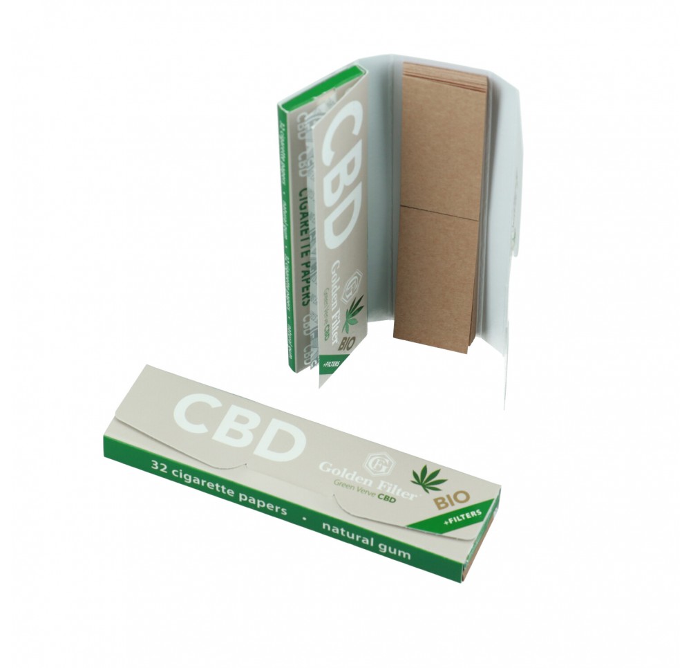 Bibułka Golden Filter CBD Organic KS+filtry