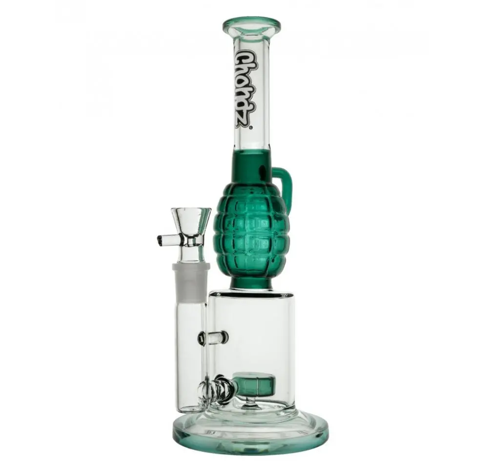 Bongo szklane CHONGZ Spanish Bombs Teal 35cm