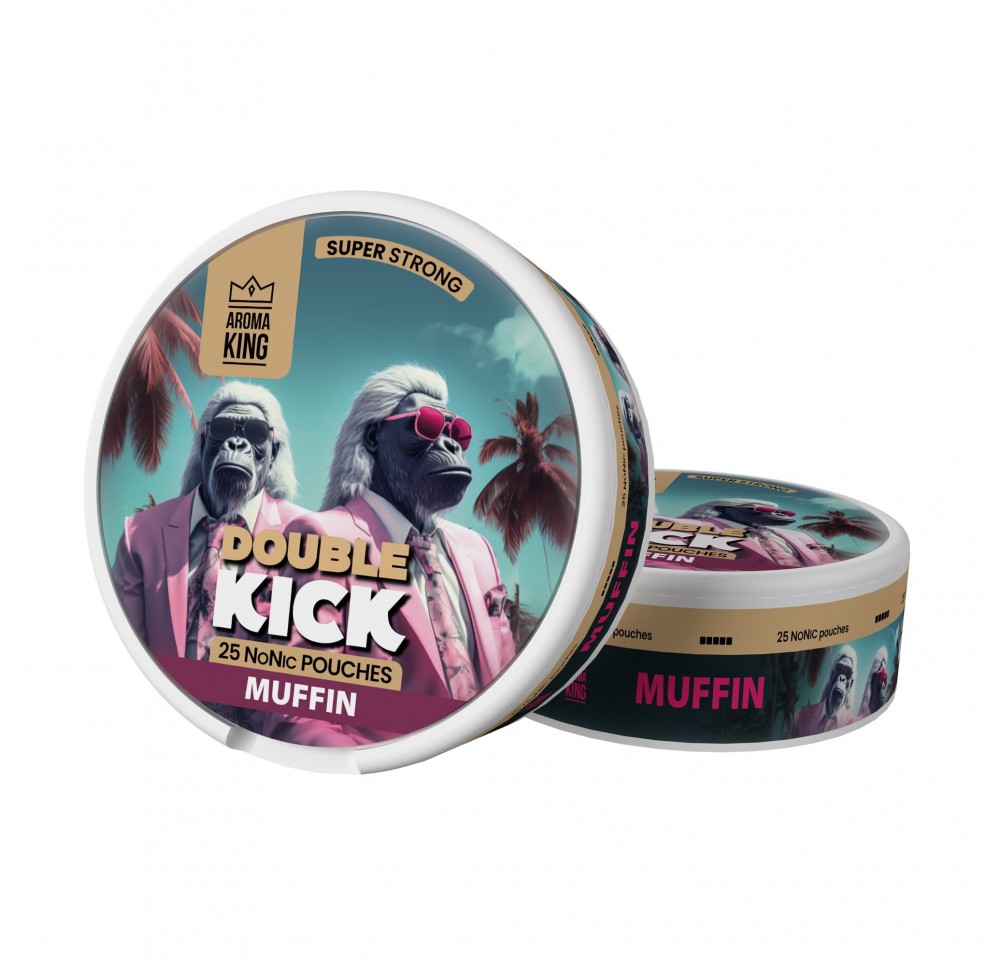 Aroma King - DOUBLE KICK NoNicotine 50mg/g - Muffin