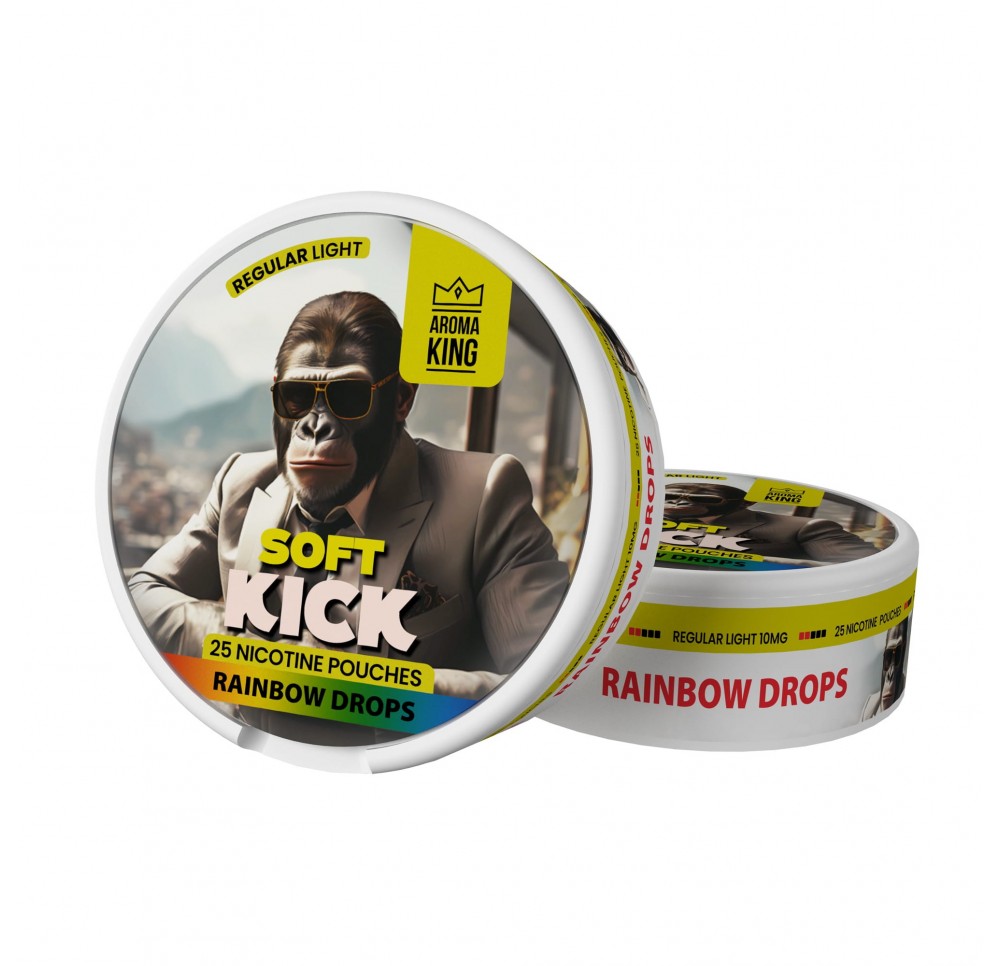 Aroma King - SOFT KICK 10mg/g - Rainbow Drops