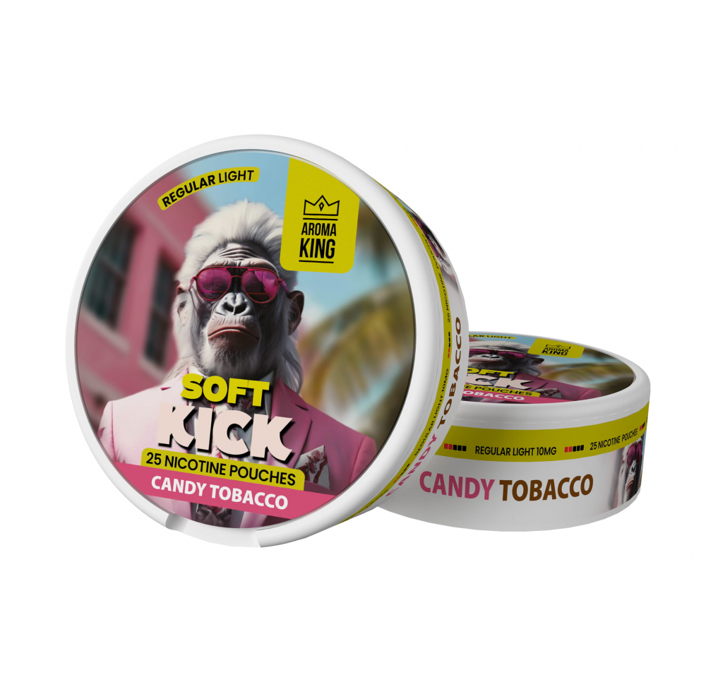 Aroma King - SOFT KICK 10mg/g - Candy Tabacco