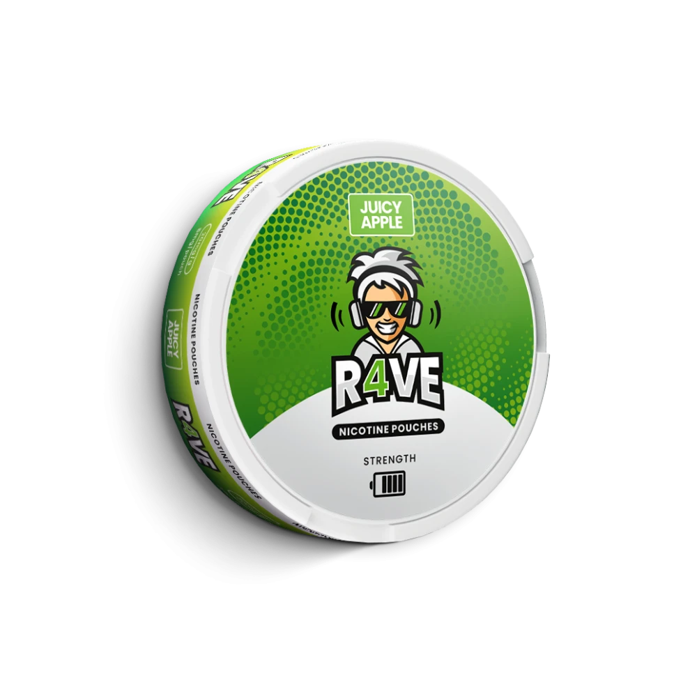 R4VE Nicotine Pouches Juicy Apple 20mg/g
