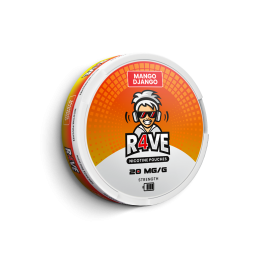 R4VE Nicotine Pouches Mango Django 20mg/g