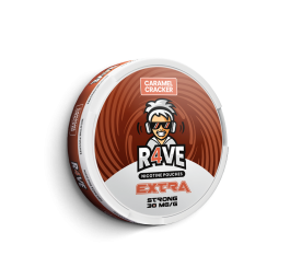 R4VE Nicotine Pouches Caramel Cracker 30mg/g