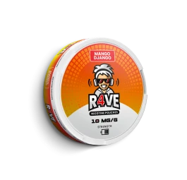 R4VE Nicotine Pouches Mango Django 10mg/g (TYLKO ODBIÓR OSOBISTY)