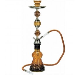 Fajka wodna Shisha 1-wężowa BROWN 58 cm