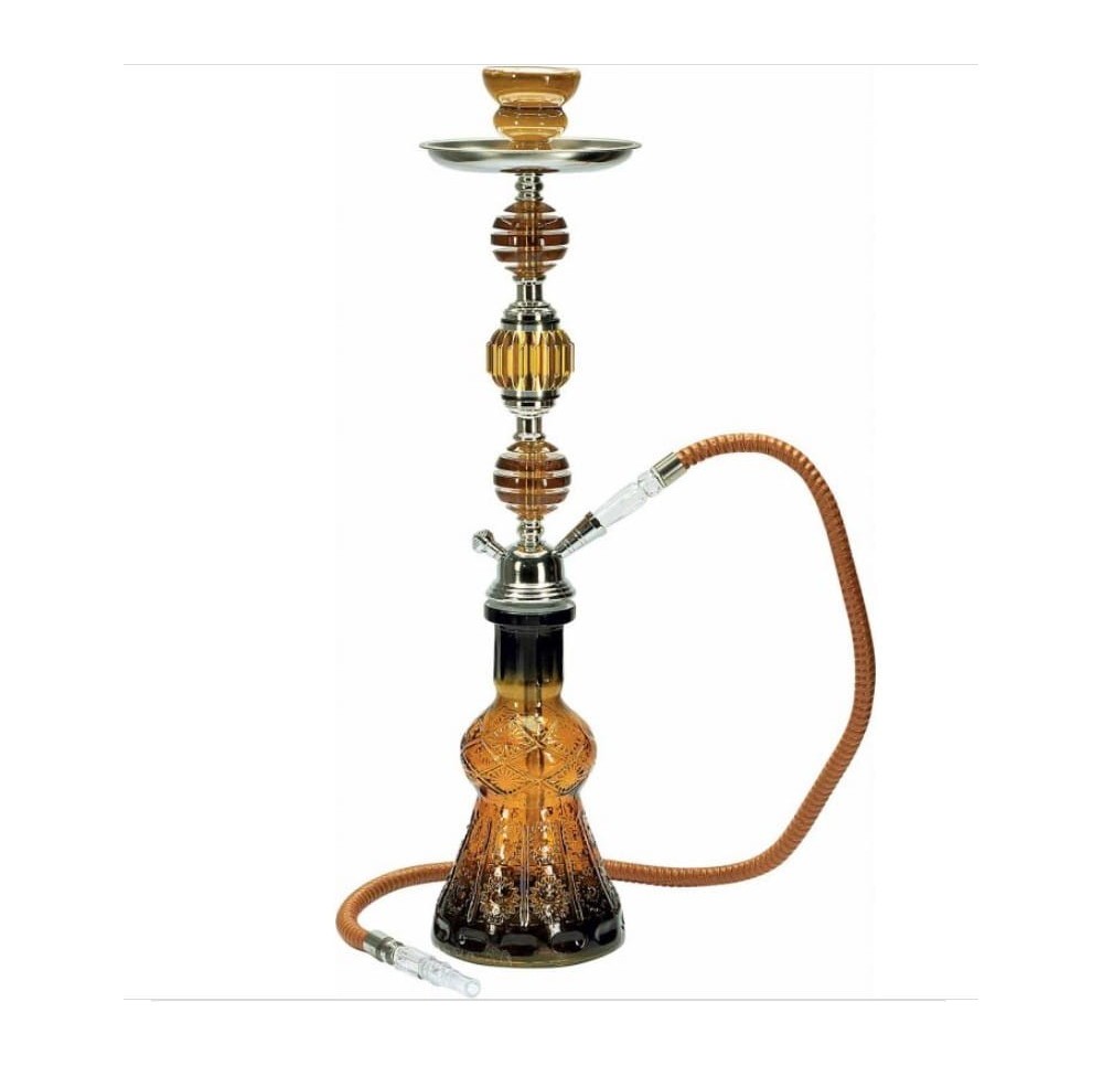 Fajka wodna Shisha 1-wężowa BROWN 58 cm