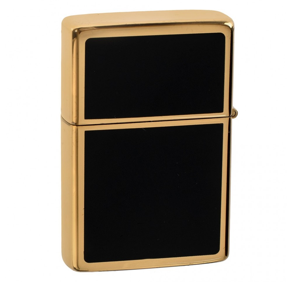 Zapalniczka benzynowa Tasman BRASS Milano złoto-czarna