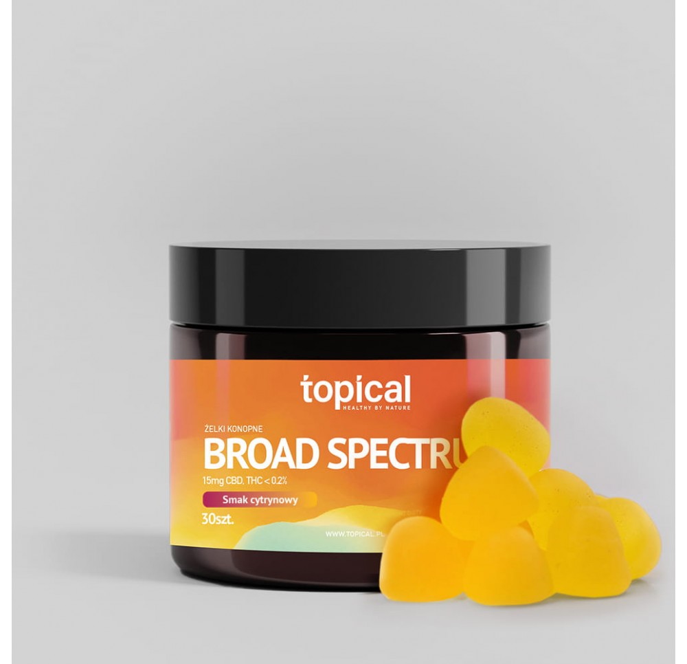 Żelki Topical - Broad Spectrum - CBD 15 mg