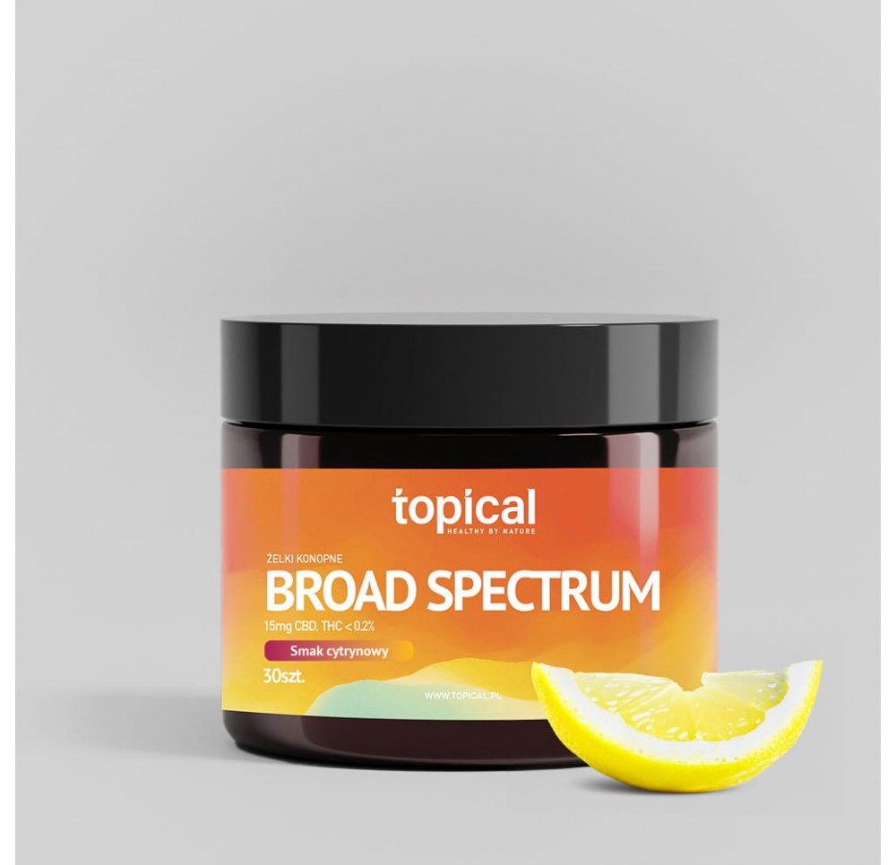 Żelki Topical - Broad Spectrum - CBD 15 mg