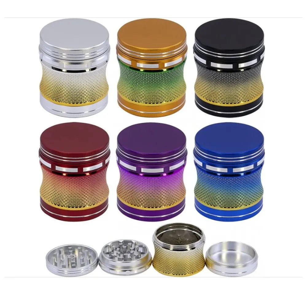 Młynek Metalowo-Akrylowy Gradient 4-częściowy 6,5 cm Młynek Metalowo-Akrylowy Gradient 4-częściowy 6,5 cm